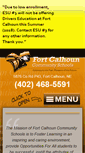 Mobile Screenshot of fortcalhounschools.org